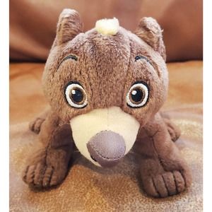 Vintage 2003 Disney Hasbro Brother Bear Koda Stuffed Plush Toy Embroidered Eyes
